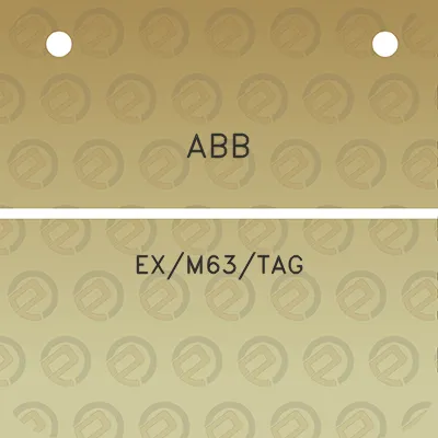 abb-exm63tag