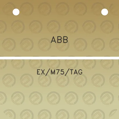 abb-exm75tag