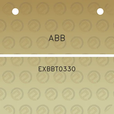 abb-exbbt0330