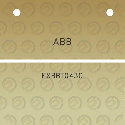 abb-exbbt0430