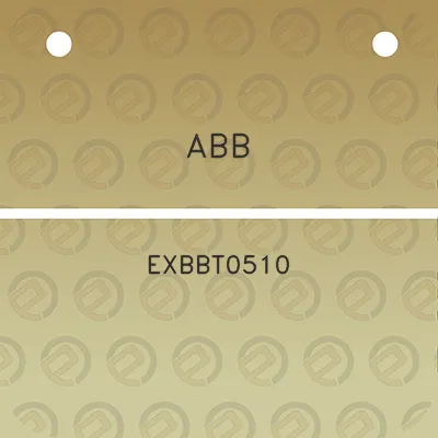 abb-exbbt0510