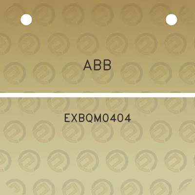 abb-exbqm0404