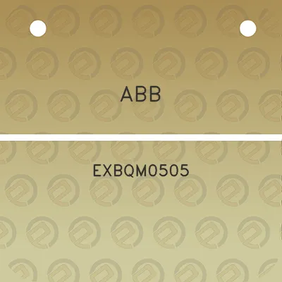 abb-exbqm0505