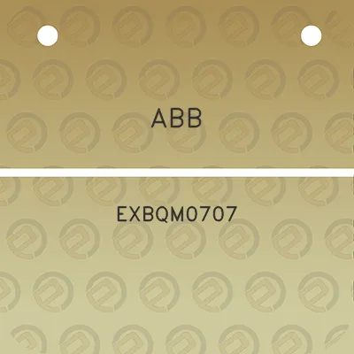 abb-exbqm0707