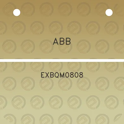 abb-exbqm0808