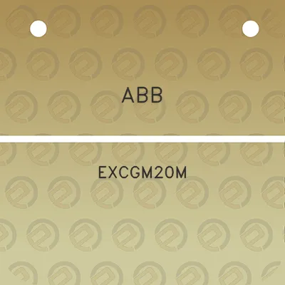 abb-excgm20m