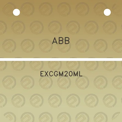 abb-excgm20ml