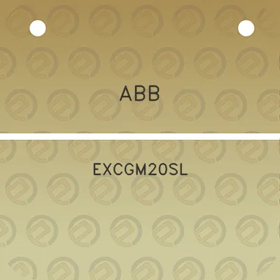 abb-excgm20sl