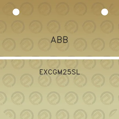 abb-excgm25sl