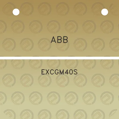 abb-excgm40s