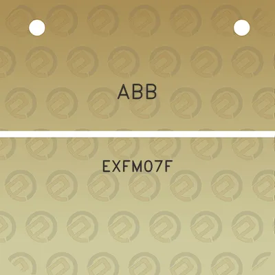 abb-exfm07f