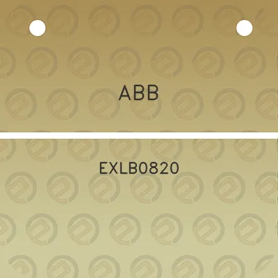 abb-exlb0820