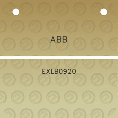 abb-exlb0920