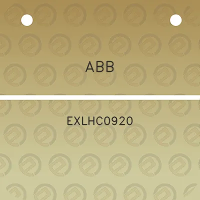 abb-exlhc0920