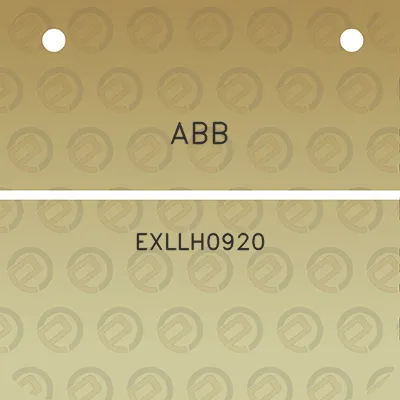 abb-exllh0920