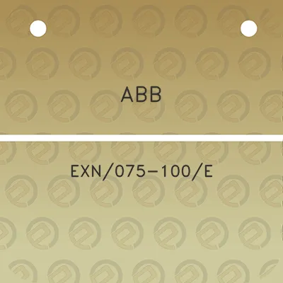 abb-exn075-100e