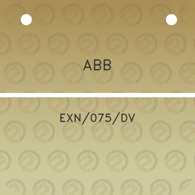 abb-exn075dv