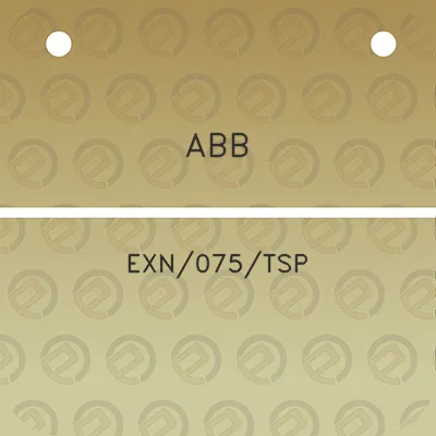 abb-exn075tsp