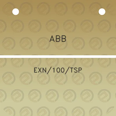 abb-exn100tsp