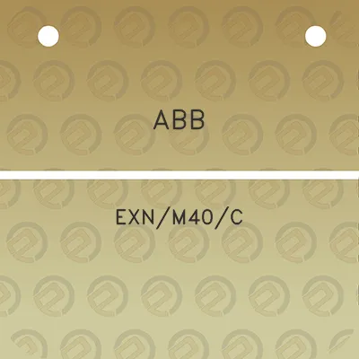 abb-exnm40c