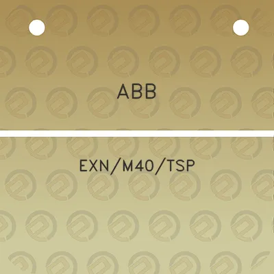 abb-exnm40tsp