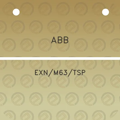 abb-exnm63tsp