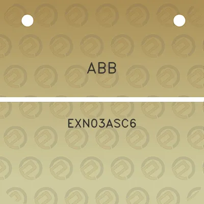 abb-exn03asc6