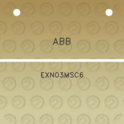 abb-exn03msc6