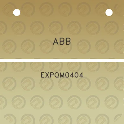 abb-expqm0404