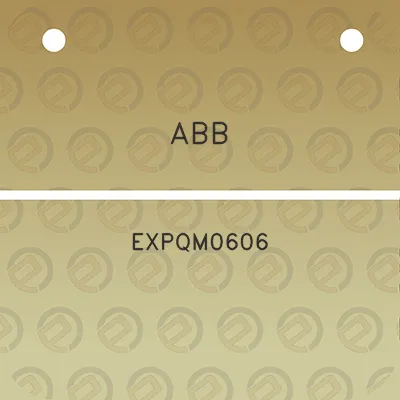 abb-expqm0606