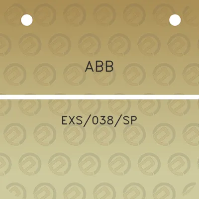 abb-exs038sp