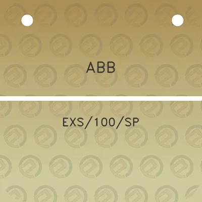 abb-exs100sp