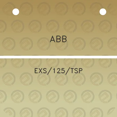 abb-exs125tsp