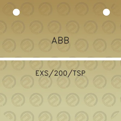 abb-exs200tsp