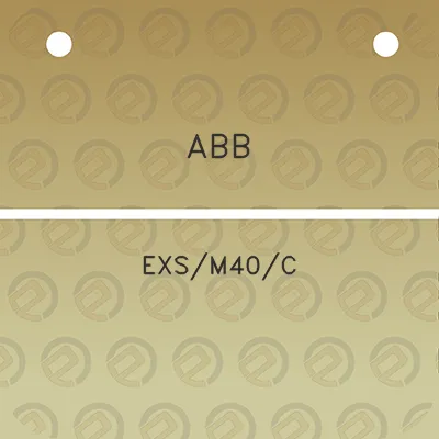 abb-exsm40c