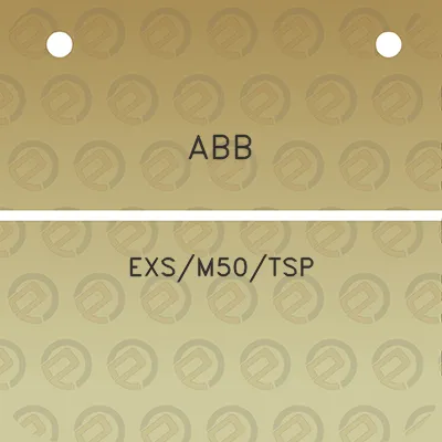 abb-exsm50tsp