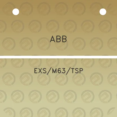 abb-exsm63tsp