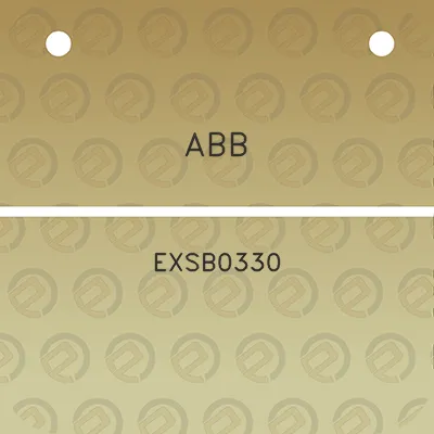 abb-exsb0330