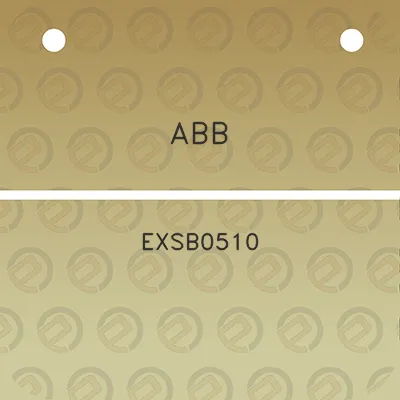 abb-exsb0510