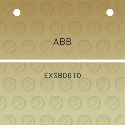 abb-exsb0610