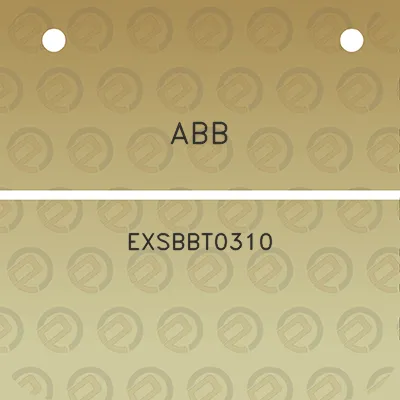 abb-exsbbt0310