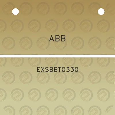 abb-exsbbt0330