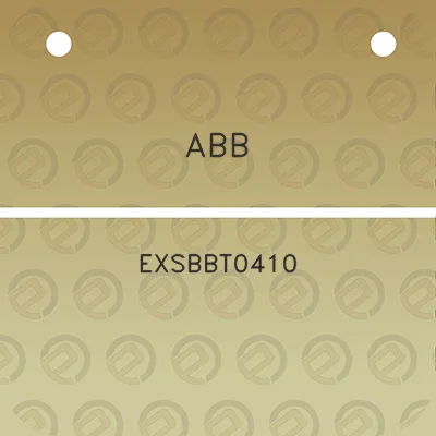 abb-exsbbt0410