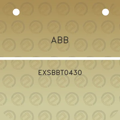 abb-exsbbt0430