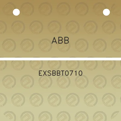 abb-exsbbt0710