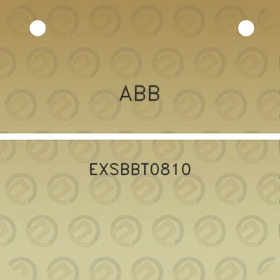 abb-exsbbt0810