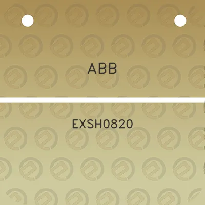 abb-exsh0820