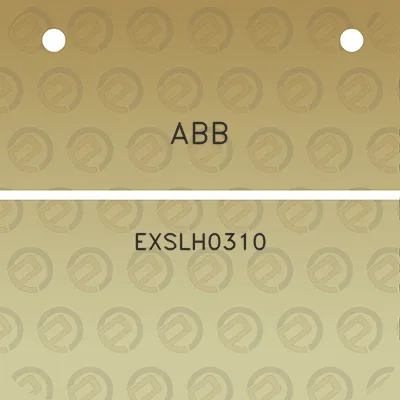 abb-exslh0310