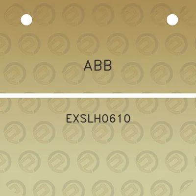 abb-exslh0610