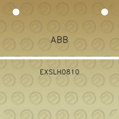 abb-exslh0810